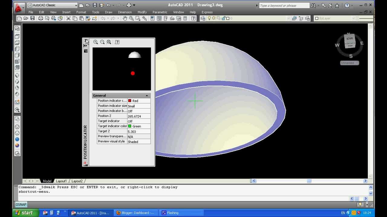 3D Walk and Fly in AutoCAD - YouTube