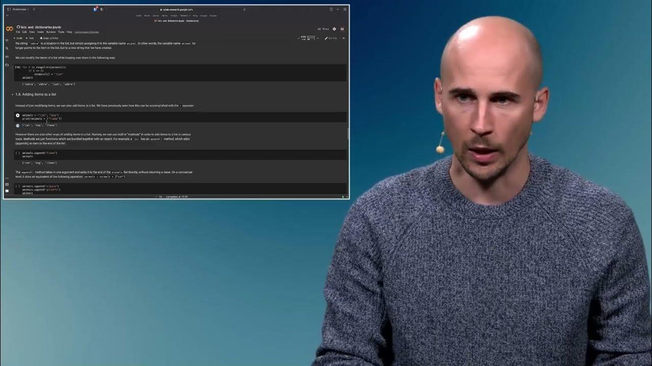 Lists - Adding elements - Python - YouTube