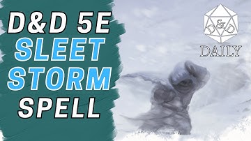 BEST Concentration-Breaking Spell in D&D 5e ⁠— Sleet Storm