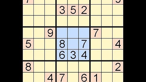 How to Solve Guardian Sudoku Hard 5995 March 17, 2023