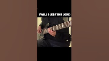 Thumbnail of 🔥 I Will Bless The Lord - Tye Tribbett  #bass #basscover #gospel