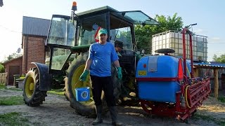 Opryski / Sproeien / Pulvérisation 2016 - John Deere + opryskiwacz Biardzki 800 Litrów