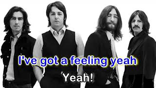 I've Got A Feeling - The Beatles (Karaoke Version) Resimi