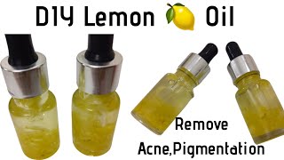 Beauty&Care(EPI-66)DIY Lemon Oil For Face & Hair|Skin Brightening,Remove Scar,Dark Spots,Acne,Pores