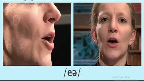 Cách phát âm nguyên âm đôi /eə/ chuẩn bản ngữ Anh - Anh
