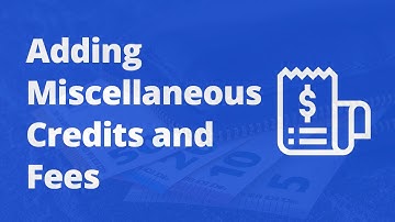 LoadPilot- Adding  Miscellaneous Credits and Fees