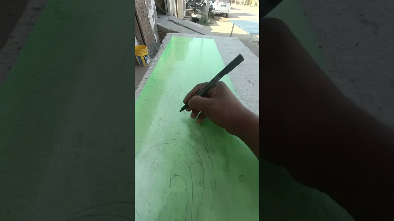 Glass etching Drawing 