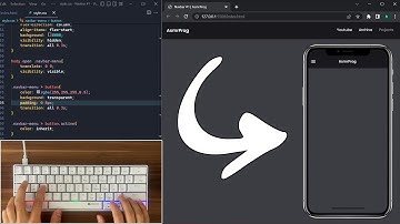 ASMR Programming - Simple Responsive Navbar - No Talking