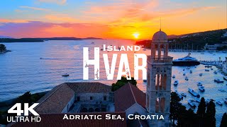 HVAR Island 🇭🇷 Drone Aerial 4K 2023 | Hrvatska Croatia