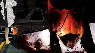 Horror Game Where A Japanese Ghost Girl Cuts You In Half - TEKE TEKE Moonlit Dread ALL ENDINGS screenshot 5