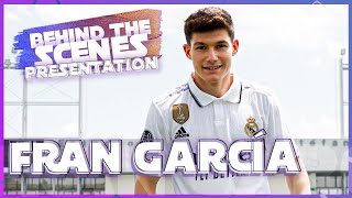 Behind the scenes at Fran García&#39;s presentation | Real Madrid