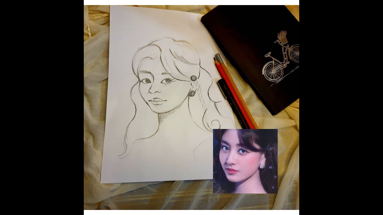 how to draw  Twice - Jihyo