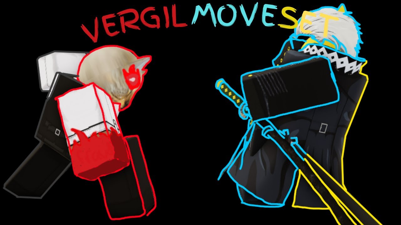 Vergil V3 Moveset | Skill Builder | JJS