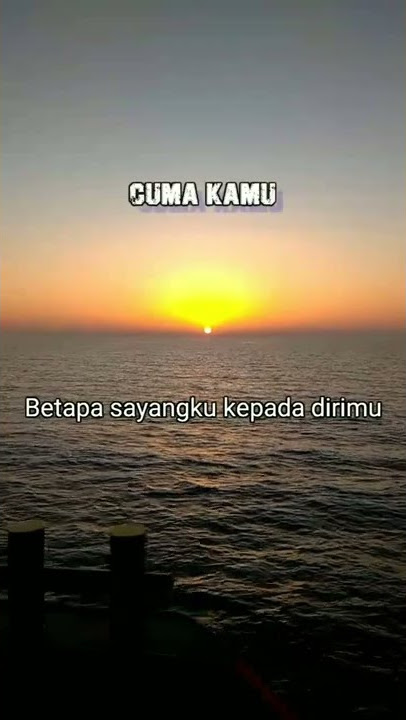 Tiada kalimat. Cuma Kamu