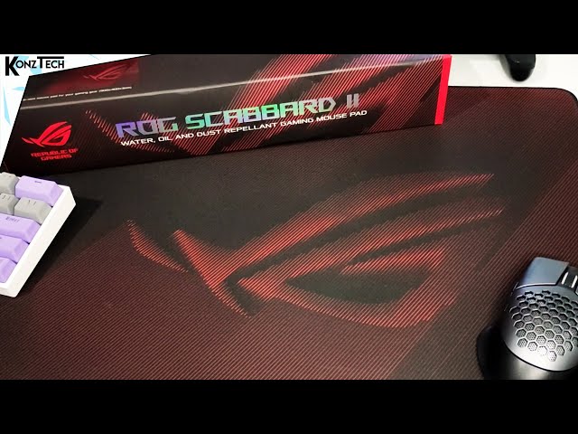 Tapis De Souris Asus ROG Sheath II XXL – 900x440 Mm, Noir, Antidérapant, Neuf
