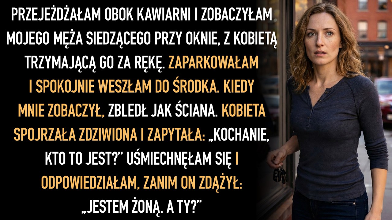 Przejeżdżając, zobaczyłam męża z kobietą. Spojrzał na mnie, pobledł, a ona zapytała „Kto to”
