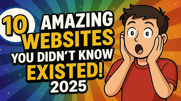 10 All-New AMAZING WEBSITES You Didn