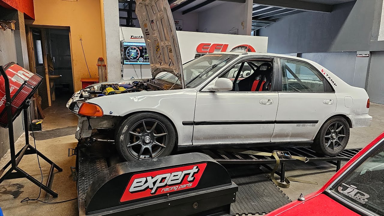 Honda Civic D16A2 Fueltech FT450 161HP YouTube