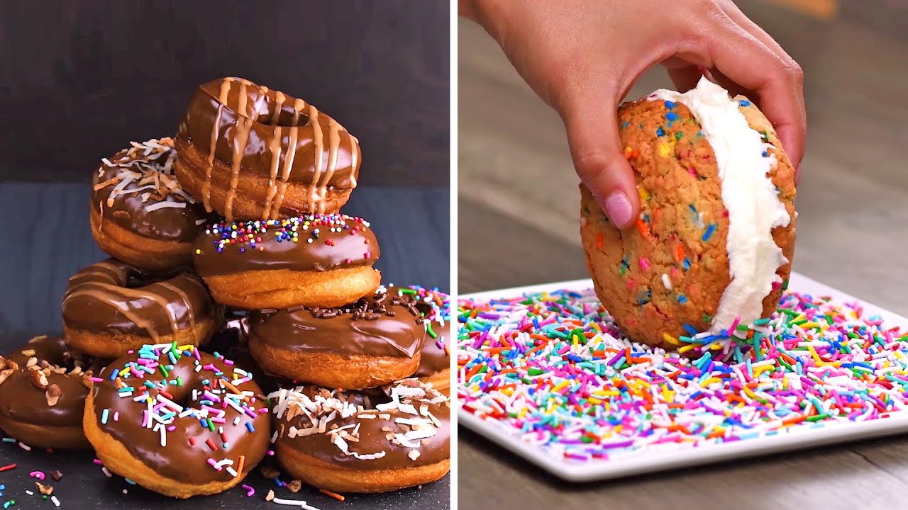 Donas Hojaldradas Rellenas Cubiertas de Chocolate y Más Recetas Deliciosas | So Yummy Español