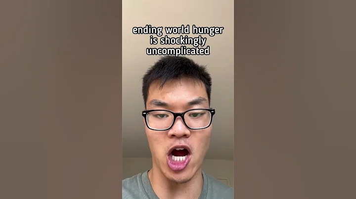 ending world hunger is shockingly uncomplicated