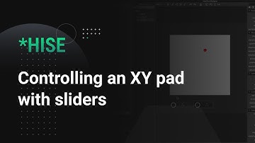 Controlling an XY pad with sliders