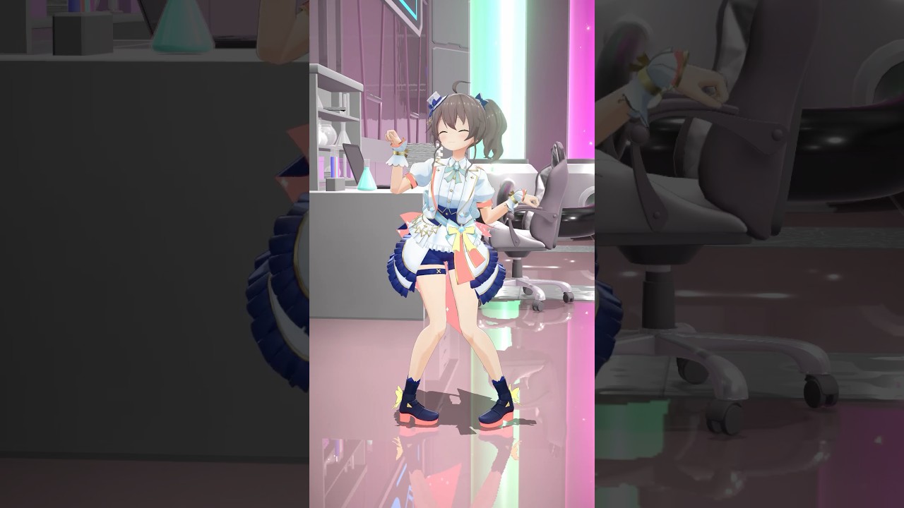 ウーニャカアイドル衣装で踊ったよ！みんなも体感チャレンジやってみてね！