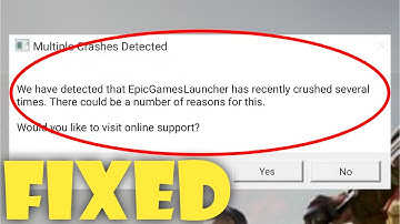 Epic games launcher Multiple crashes detected - Epicgames launcher crashed several times fixed 2022