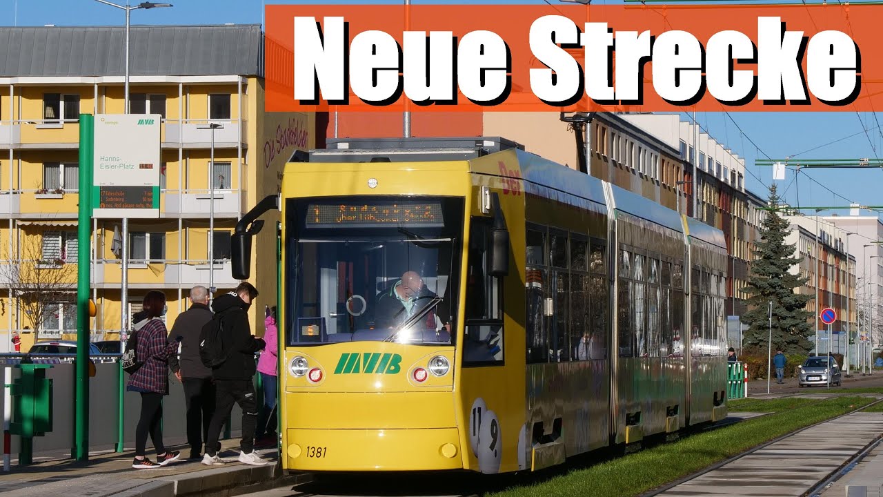 NEUE Strecke und NEUE Linie in Magdeburg Kannenstieg und Linie 13