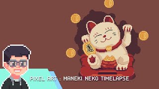 Pixel Art - Maneki Neko ( Timelapse ) Pixel Art - Maneki Neko ( Timelapse )