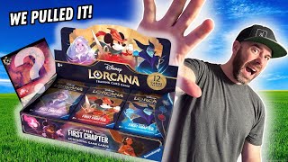 Reprint or Restock? Disney Lorcana First Chapter Booster Box Opening!