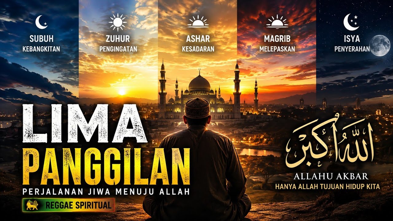 LIMA PANGGILAN — Perjalanan Jiwa Menuju Allah | Reggae Spiritual | Subuh, Zuhur, Asar, Magrib \u0026 Isya