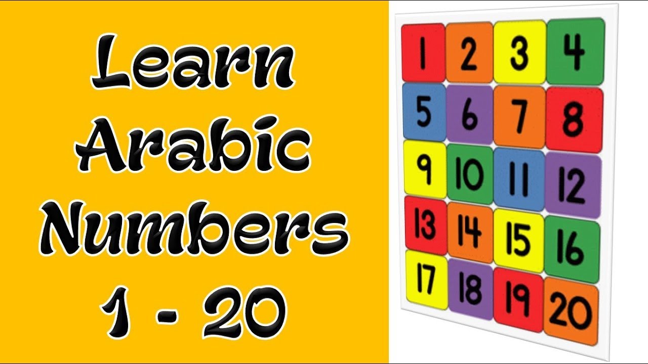 Learn Arabic Numbers and English 9 - 9