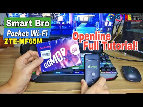How to Openline Smart Bro Pocket Wi-Fi ZTE MF65M Full Tutorial 2025 | INKfinite