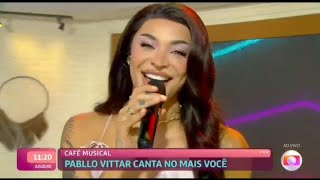 Pabllo Vittar performando pela primeira vez "Idiota" no #MaisVoce. (11/04/2024)