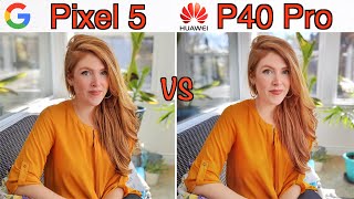 Google Pixel 5 VS Huawei P40 Pro Camera Comparison!