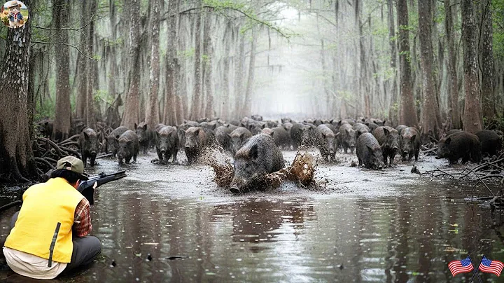 Hunting Wild Boars in Swamp – Most Dangerous Hunt Ever! 💥😱 Insane Swamp Boar Hunt