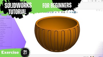 SolidWorks Exercise for Beginners #21 | SolidWorks Tutorials
