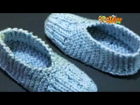 Tejiendo pantuflas slippers a dos agujas Clearance