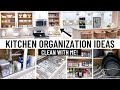 KITCHEN ORGANIZATION IDEAS! | Dollar Tree DIY | Clean + Organize With Me 2020