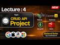 Learn CRUD APIs FAST Part - 1 ⚡ | Express.js Project Without Database | Lecture - 4