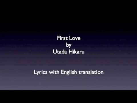 Utada Hikaru First Love with lyrics and English translation - YouTube Music...