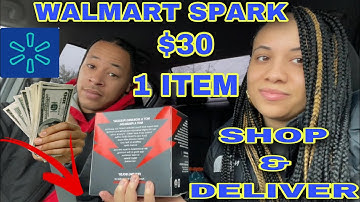 WALMART SPARK RIDEALONG | $30 1 ITEM SHOP & DELIVER | WE WORKED IN A BLIZZARD | TIPS & TRICKS ‼️