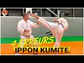 4 erreurs ippon kumite  karate