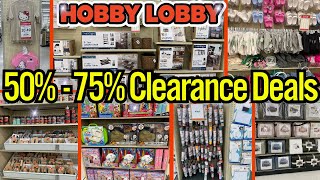 Hobby Lobby Clearance Deals✨Hobby Lobby 50%  75% Off  Clearance✨#hobbylobby #new