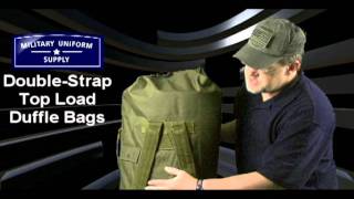 Double Strap Top Load Duffle Bags