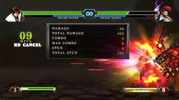 The King of Fighters XIII EX Kyo(Nests Kyo) HD Combo