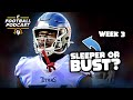 Week 3: Top 10 Sleepers + Busts (2020 Fantasy Football)