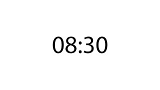 Professional 8 minute 30 second | 08:30 timer