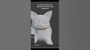 3D Model cat 2016 vs 2024 #blender #3d #cat