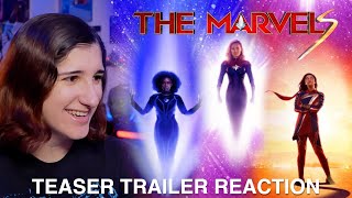 The Marvels Teaser Trailer REACTION!!! | Marvel Studios'